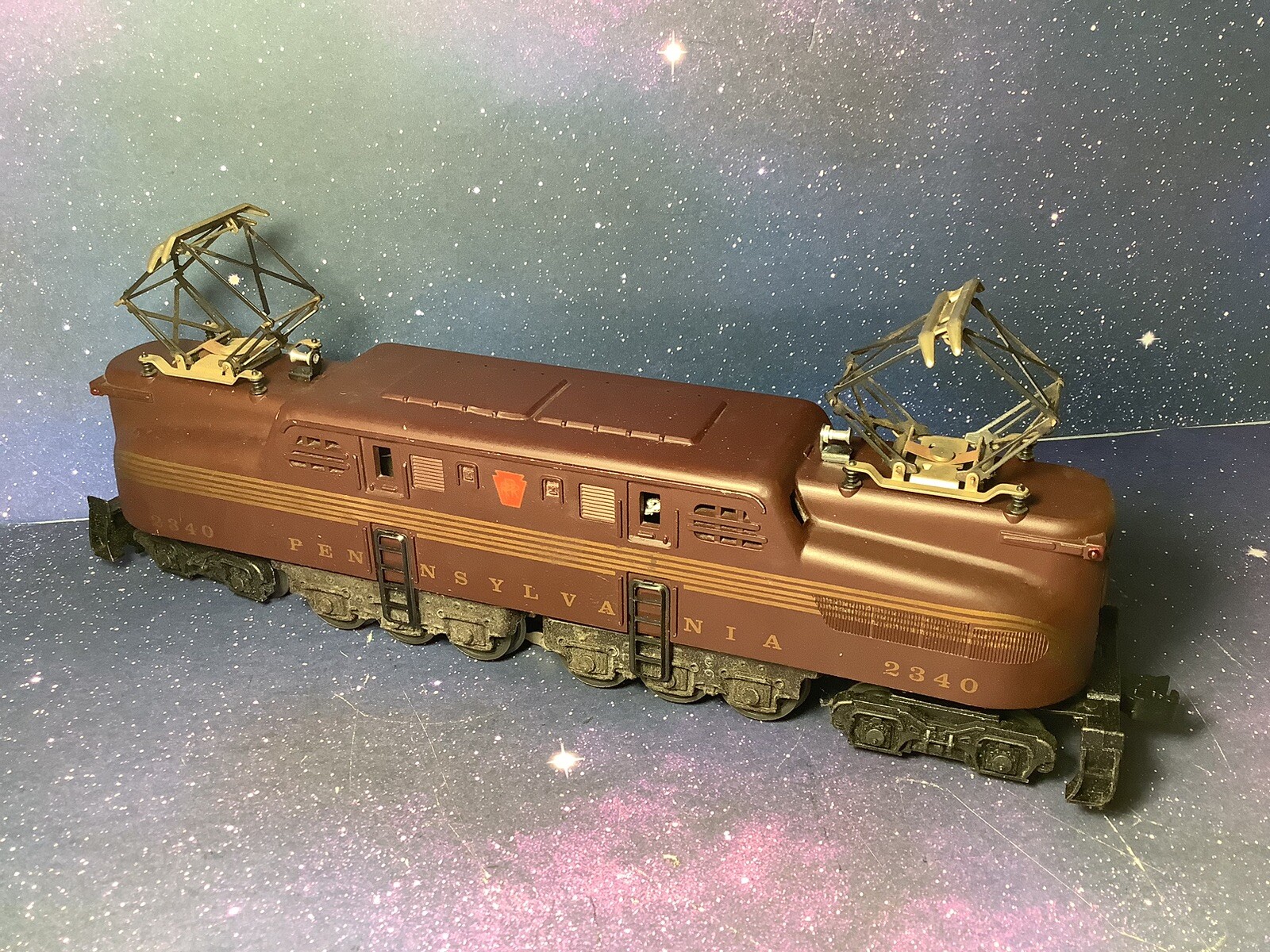 Lionel ( Williams) O Pennsylvania #2340 GG-1 Tuscan 5-Stripe Electric Diesel