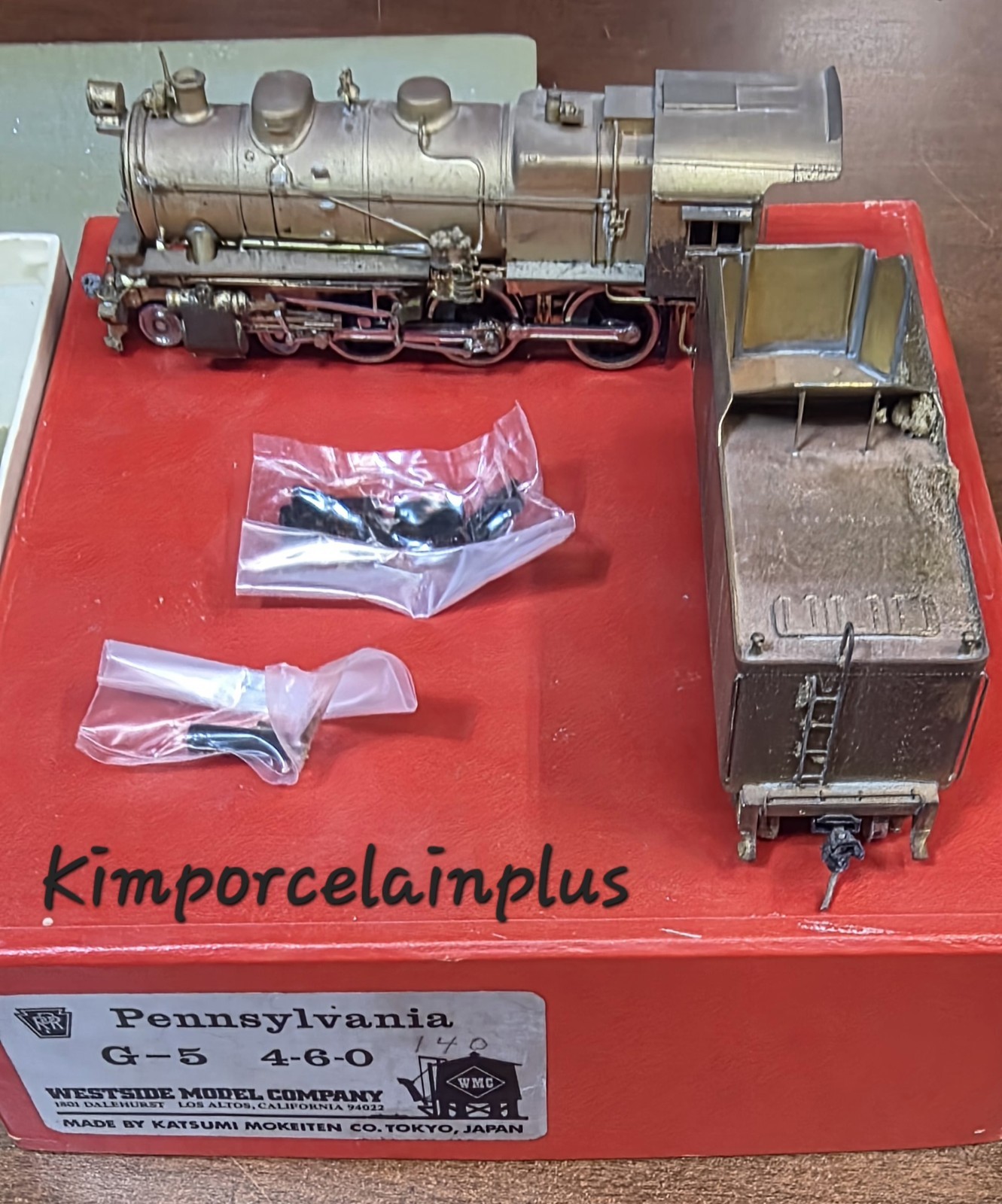 Pennsylvania Railroad 4-6-0 – G-5 Class – HO Brass Locomotive – Westside Models