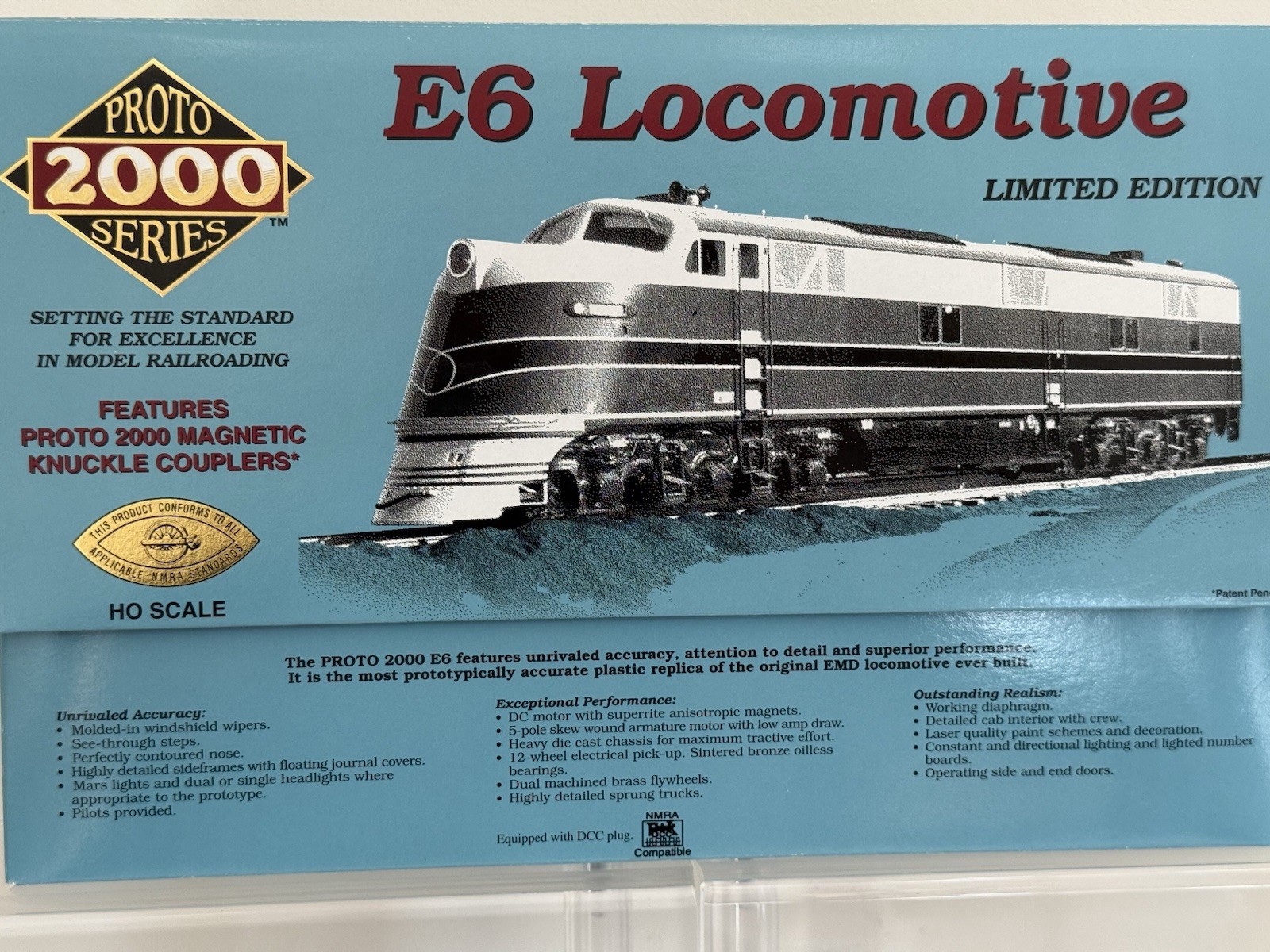 HO Proto 2000 DCC/Tsunami2 SOUND Atlantic Coast Line EMD E6 #517