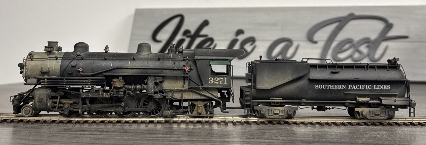 Balboa Scale Models HO Brass Mikado Southern Pacific 2-8-2 MK-5 #3271 – DNR/TLC!