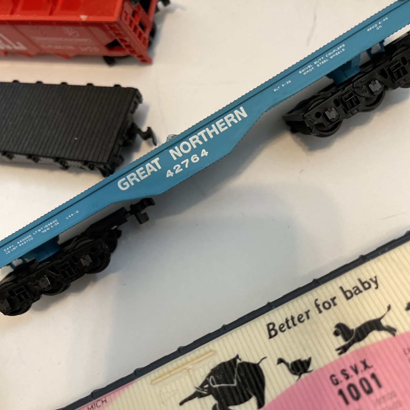 Vintage HO Scale Coal Cars And Various Others