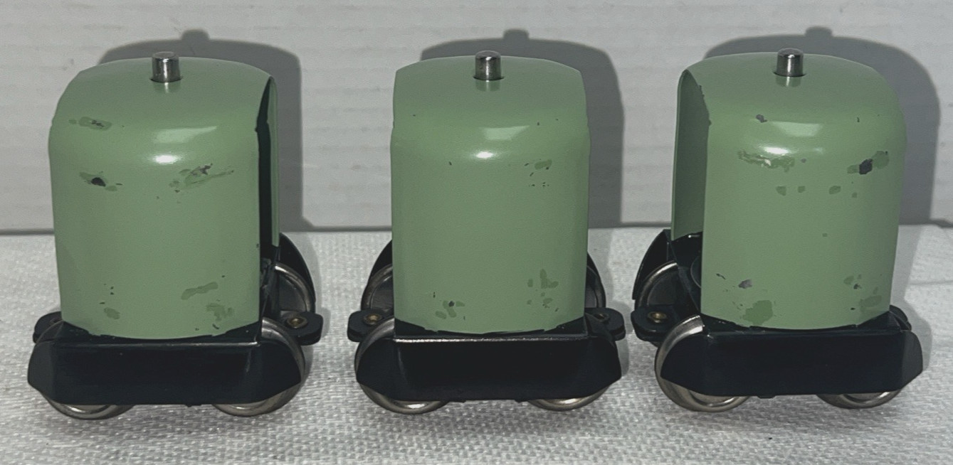 LIONEL PREWAR O-GAUGE TWO-TONE GREEN CITY OF DENVER SET 6531W W/636W/637/637/638