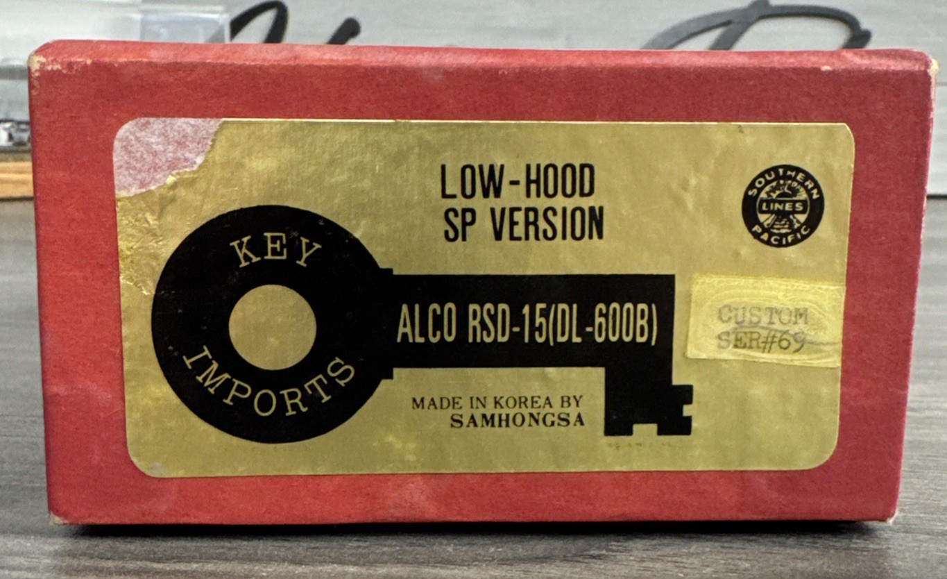 Key Imports Custom Series #69 HO Brass ALCO RSD-15 (DL-600B) Low-Hood SP Version