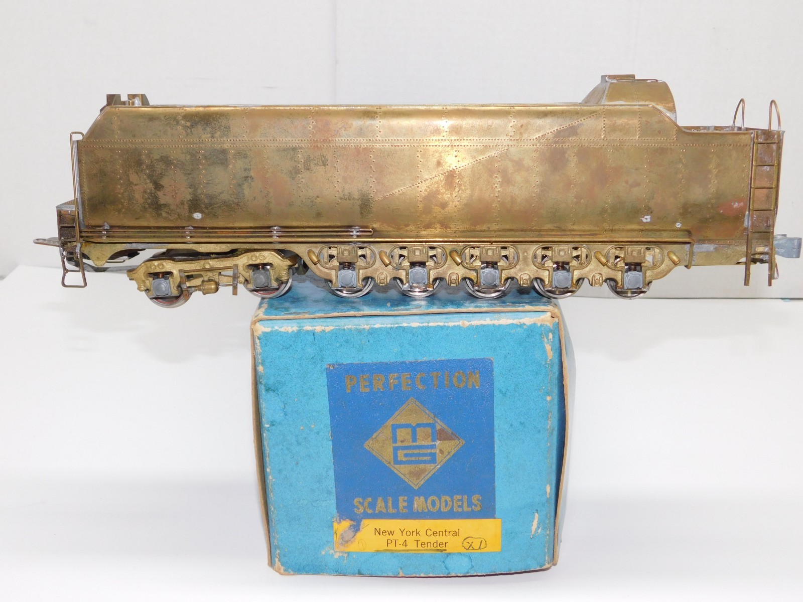 MAX GRAY PERFECTION SCALE MODELS BRASS O SCALE NEW YORK CENTRAL PT 4 TENDER