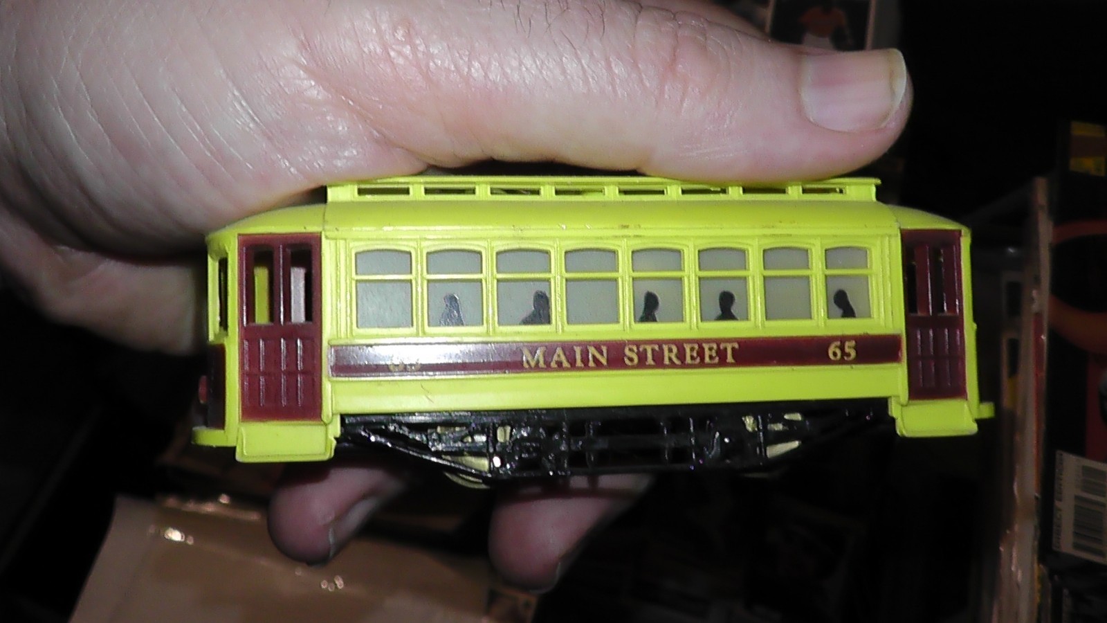ho main street electric trolley tyco mantua untested