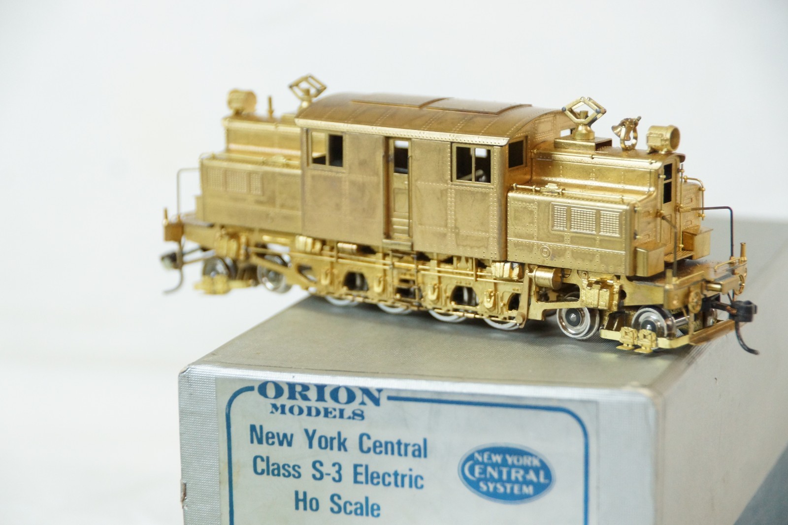 Vtg. NJCB Orion Models BRASS EL-306 New York Central S-3 Electric HO Gauge Boxed