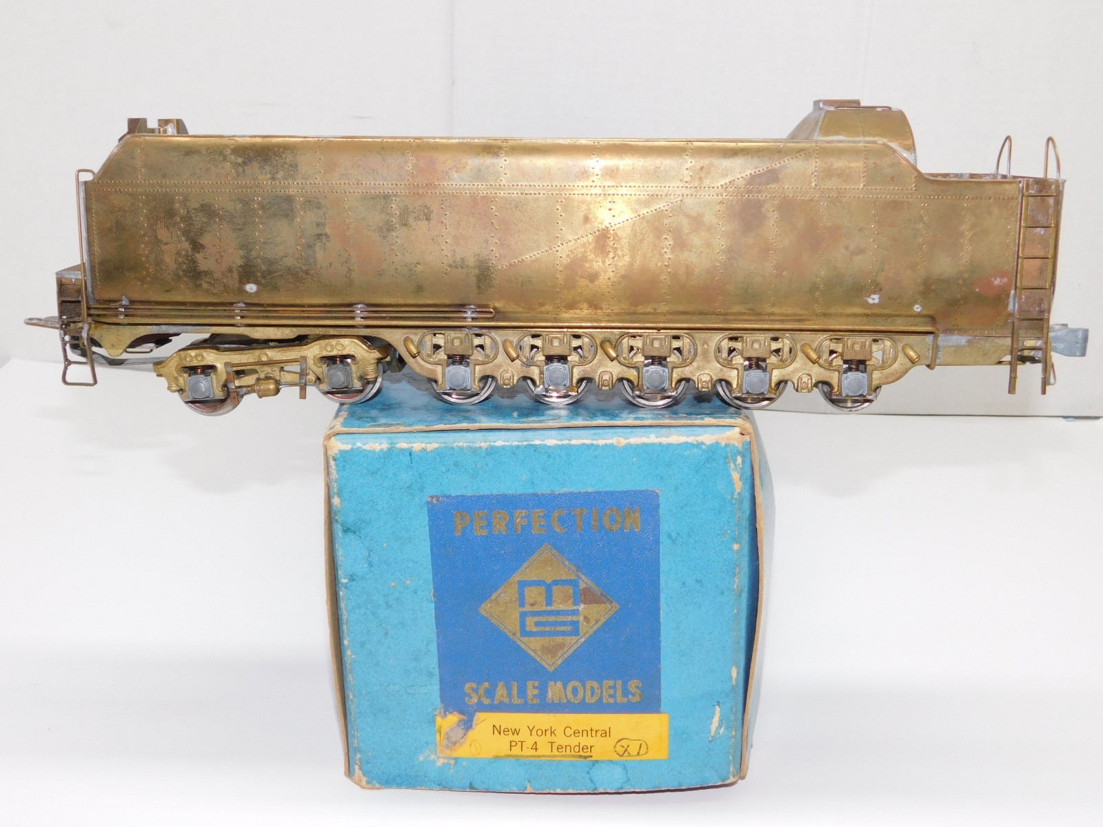 MAX GRAY PERFECTION SCALE MODELS BRASS O SCALE NEW YORK CENTRAL PT 4 TENDER