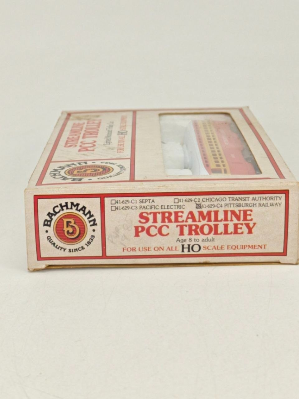 Bachmann Streamline PCC Trolley 1451 Pittsburgh Railways HO Box Tested READ