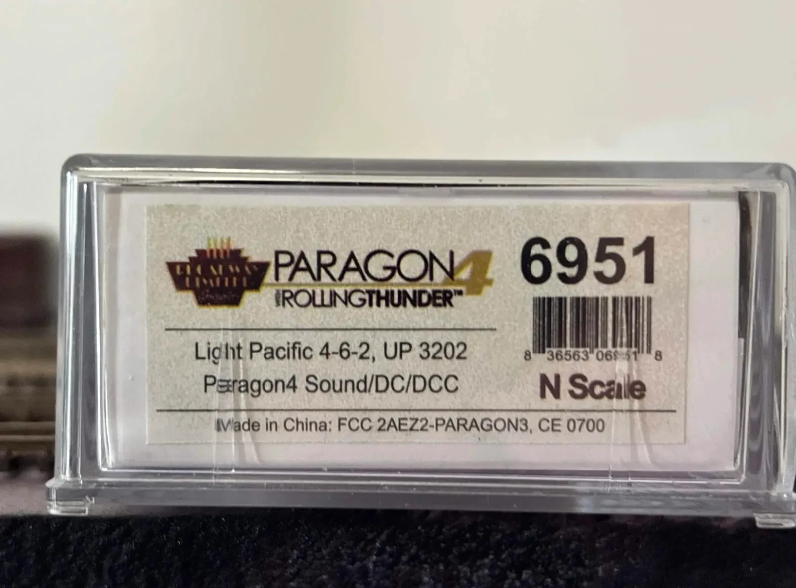 Broadway Limited N Scale 4-6-2 Light Pacific Paragon 4 DCC Sound Steam Loco