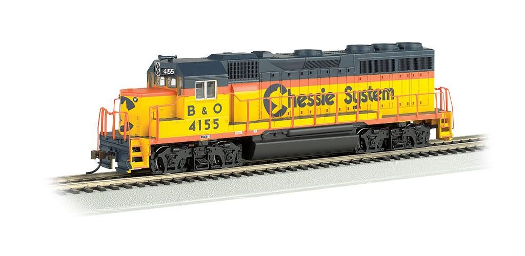 Bachmann HO Scale ~ New 2025 ~ Chessie System #4155 ~ GP40 ~ 63533