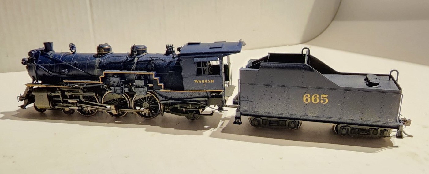 Westside Model Company HO J-1 Pacific 4-6-2 Locomotive Wabash #665
