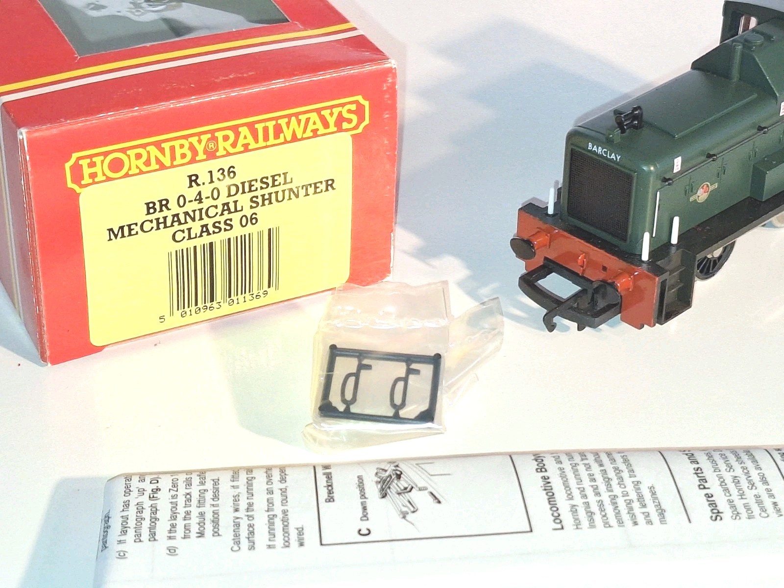 Hornby R136 BR Class 06 Diesel Shunter Loco. New Old Stock. Mint Cond. Boxed. OO
