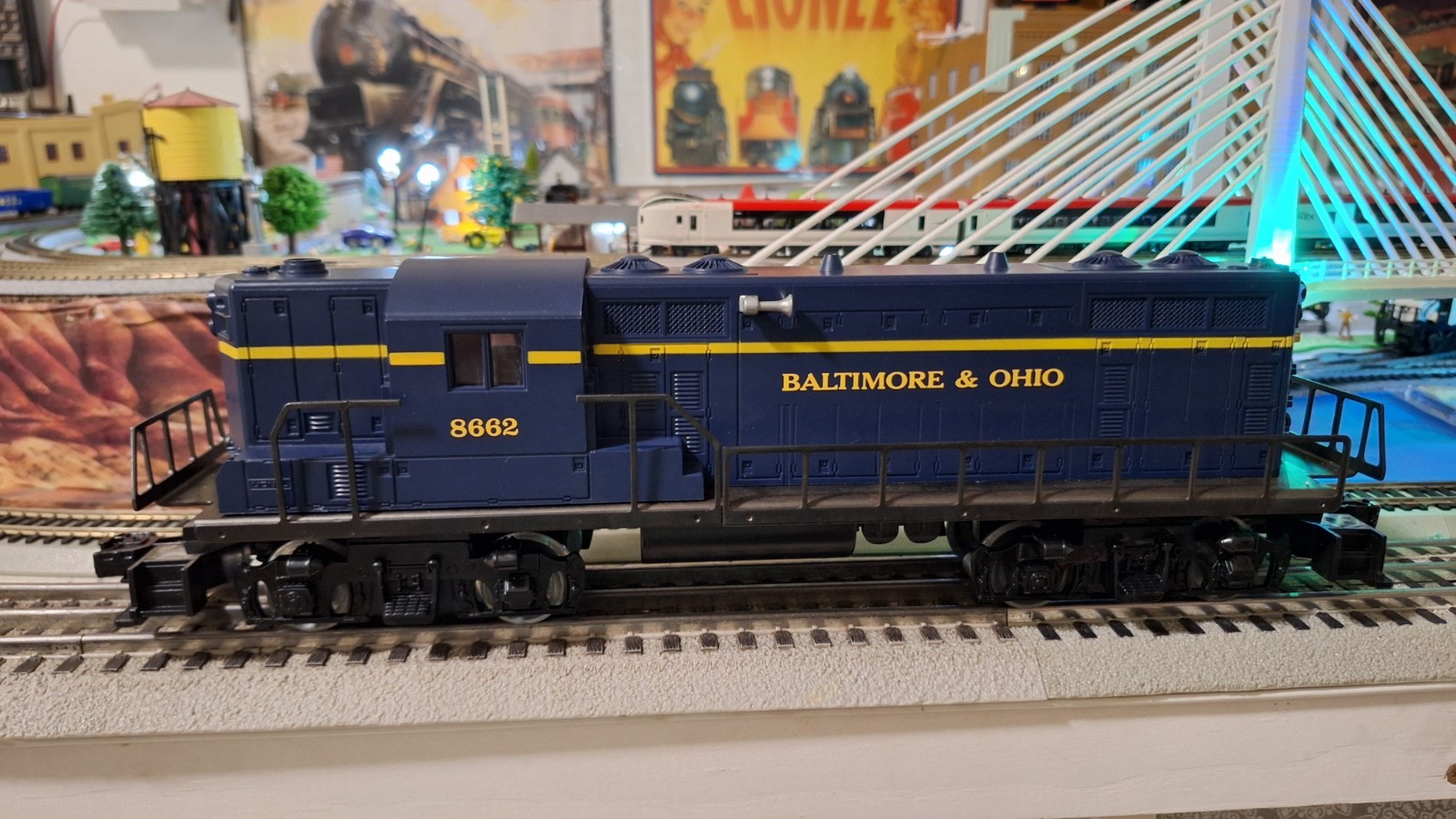 Lionel 6-8862 O Gauge Baltimore & Ohio GP7 Diesel Locomotive Tested W Orig. Box