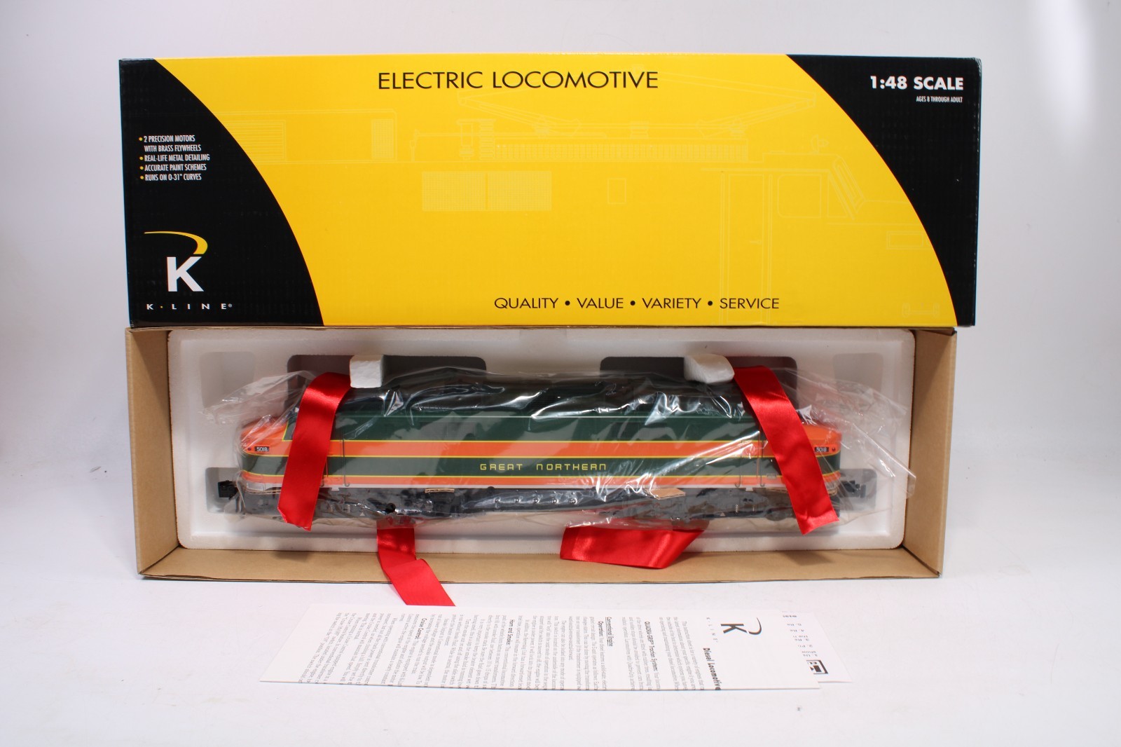 K-Line K2733-5018HC O Gauge Great Northern EP-5 Locomotive #5018 Sound