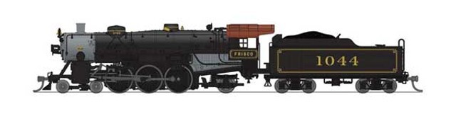 Broadway Limited N Scale ~ Frisco SLSF #1044 ~ USRA 4-6-2 ~ DC DCC Sound ~ 8005