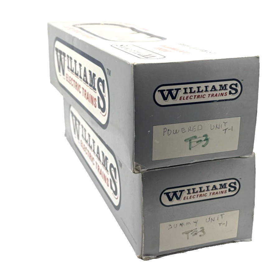 Williams Milwaukee Rd EP5 Power & Dummy Electric Locomotives Boxed 370 & 371