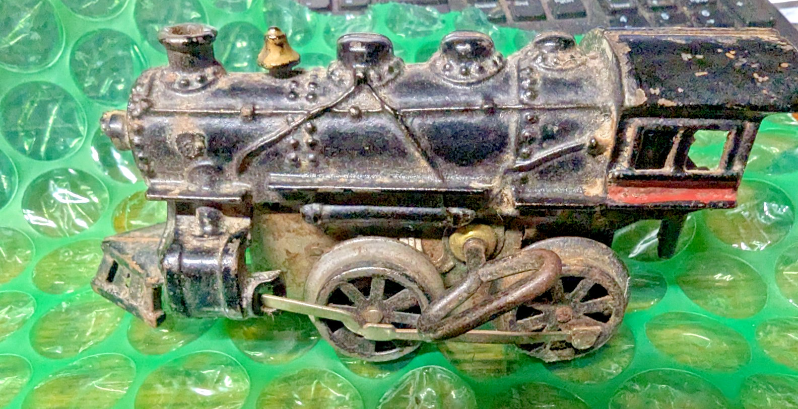 HAFNER AMERICAN FLYER Cast Iron Windup Loco Prewar O gauge PARTS/RESTORE G W/KEY