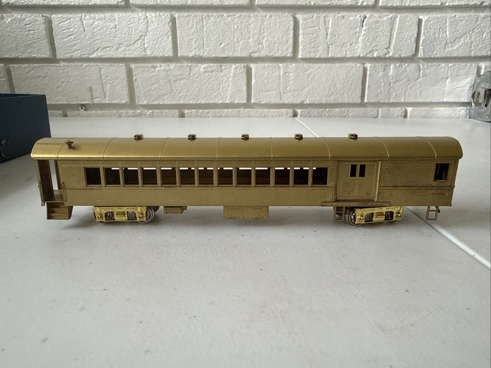 NJ Custom Brass Long Island Railroad LIRR PING PONG Combine PS-722 UNTESTED