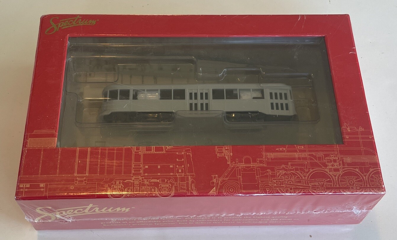 SEALED HO Bachmann Spectrum 84601 Undecorated Peter Witt Street Car Kit w/DCC