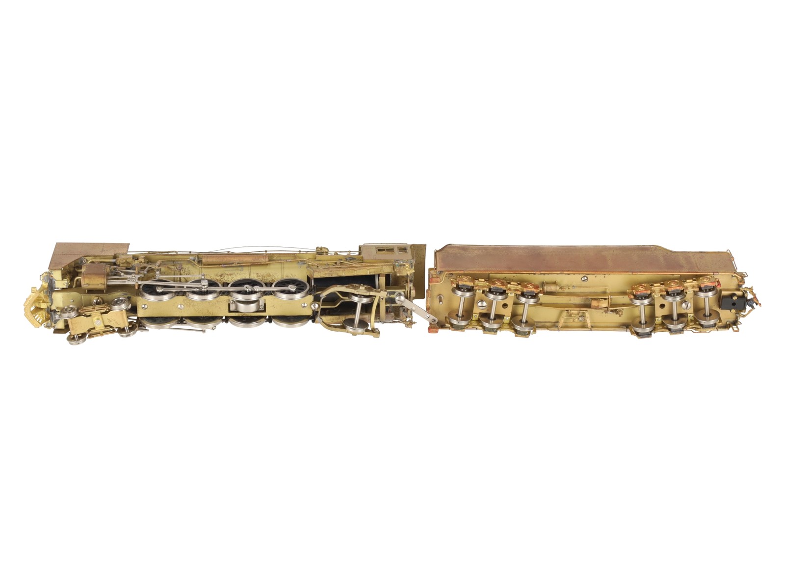 Key Imports HO BRASS NYC L-3a 4-8-2 Mohawk Steam Loco & Tender – Unpainted EX