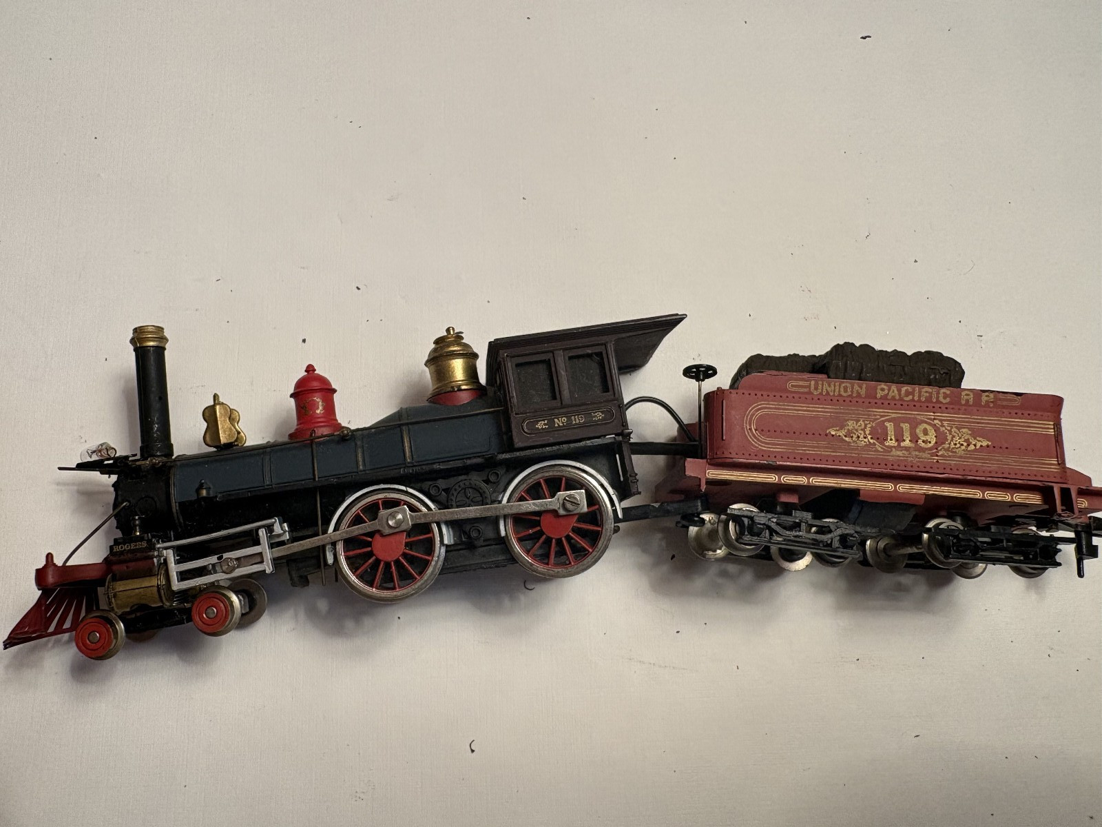 Vintage Bachmann Union Pacific 119 4-4-0 American Old Timer Steam Untested