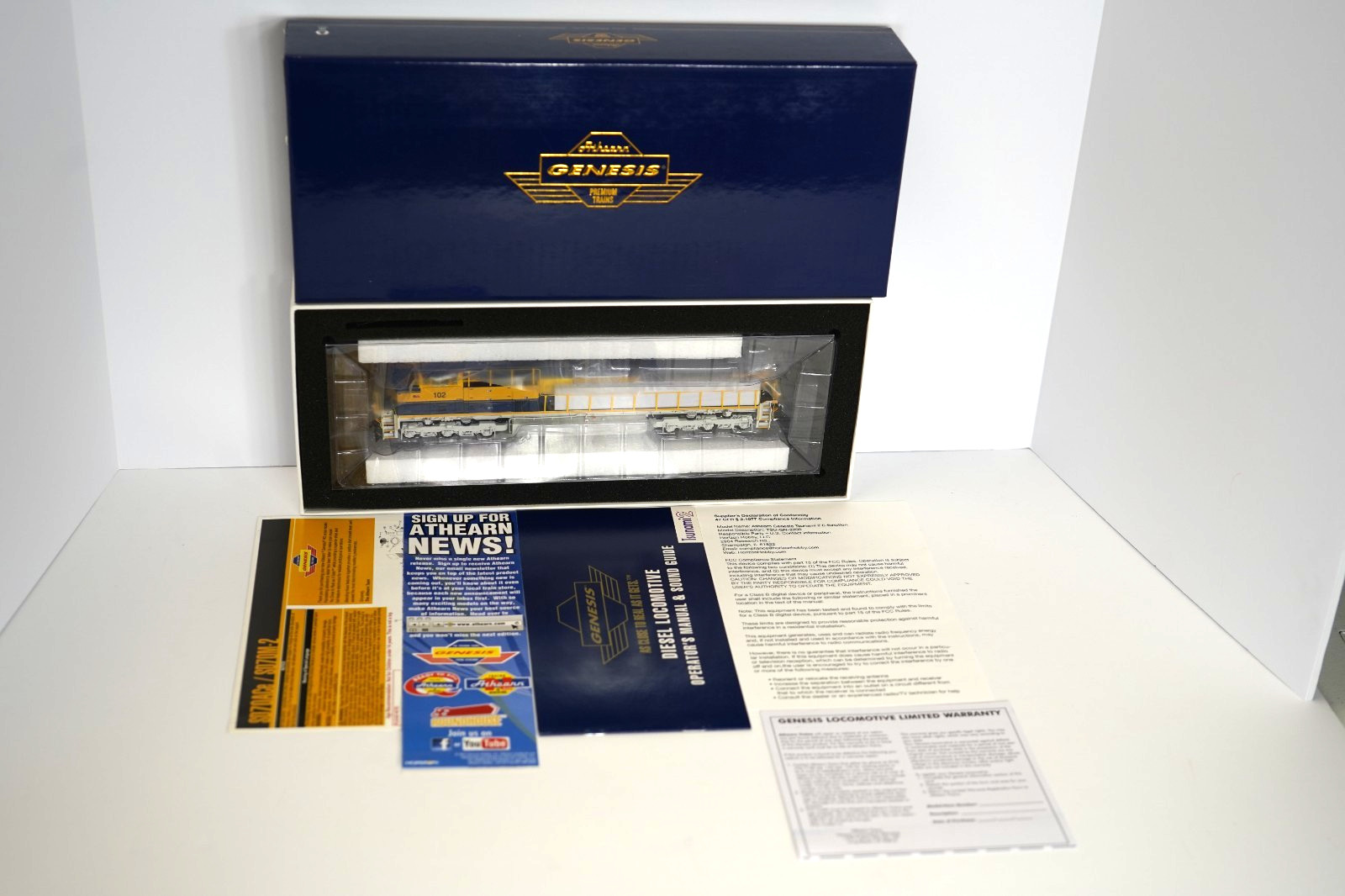 Athearn ATHG69369 EMD SD70M-2 FURX paint DCC Sound Excellent #102 First Union