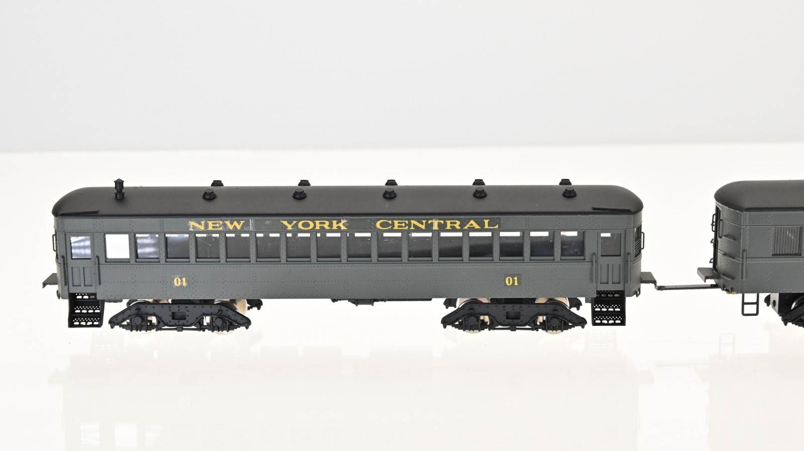 NJ Custom Brass Gas Motor Rail Car set NYC HO scale