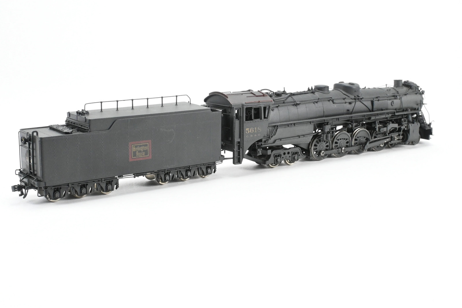 HO Brass NJ Custom Brass CB&Q Burlington Route Class O5B 4-8-4 Custom Painted