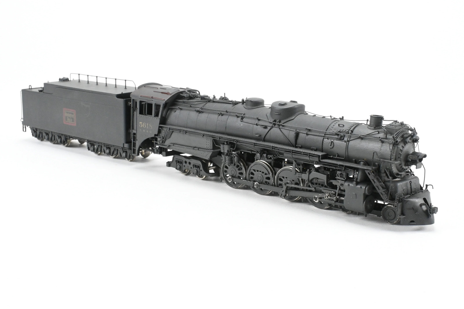 HO Brass NJ Custom Brass CB&Q Burlington Route Class O5B 4-8-4 Custom Painted