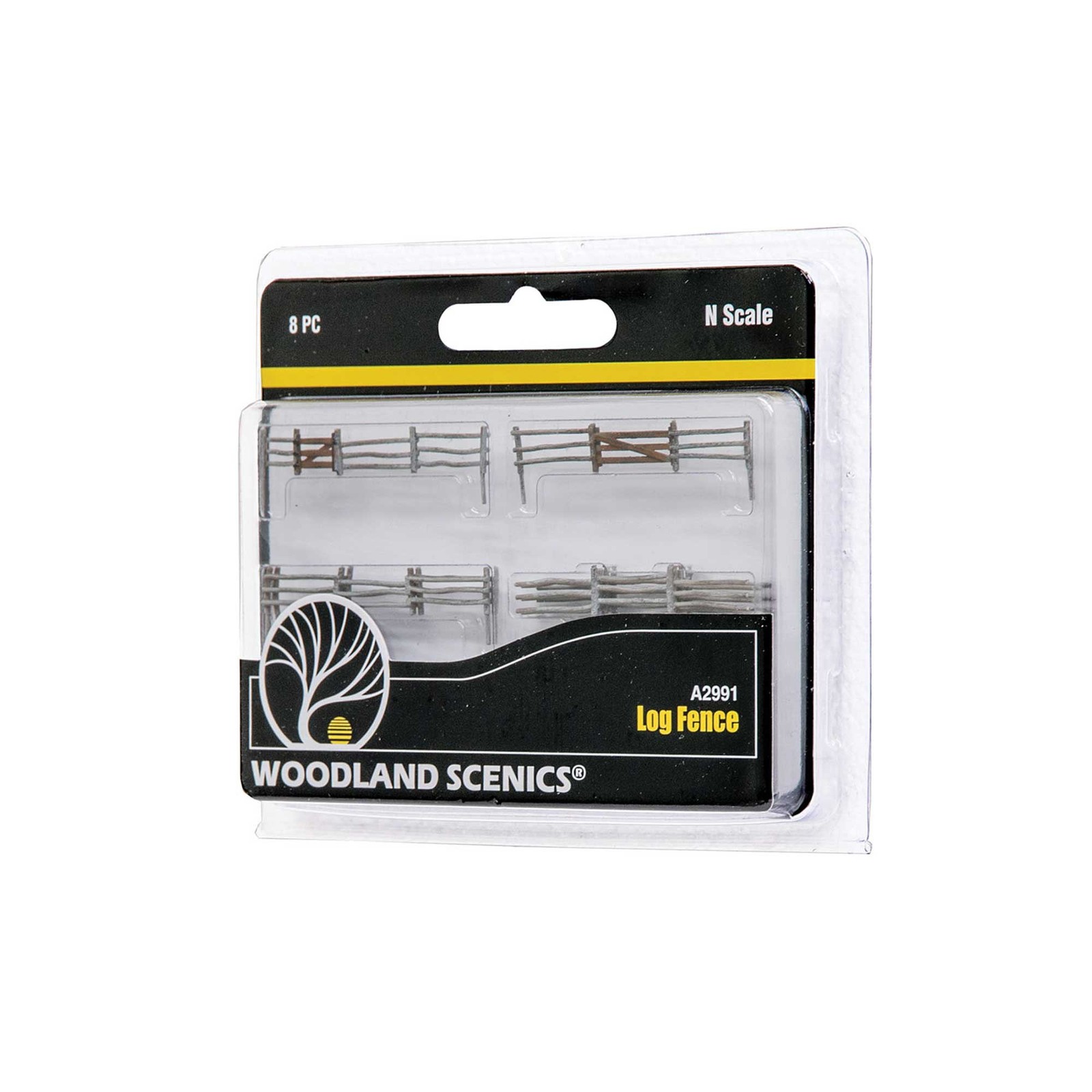 Woodland Scenics N Log Fence WOOA2991 N Accessories