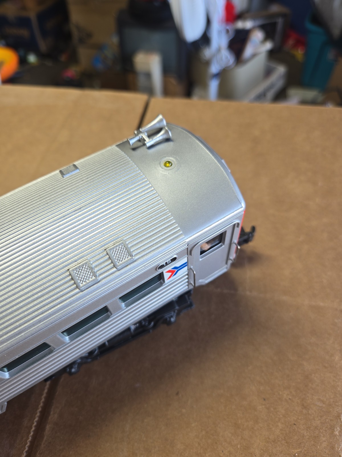 RMT AMTRAK POWERED RDC RAIL DIESEL ENGINE PASSENGER CAR – O GAUGE LIONEL TRAIN