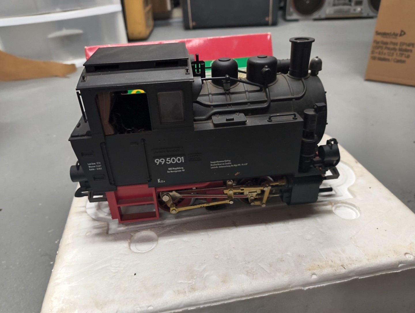 Vintage Lehmann LGB #2076 Tank Steam Locomotive: G Scale