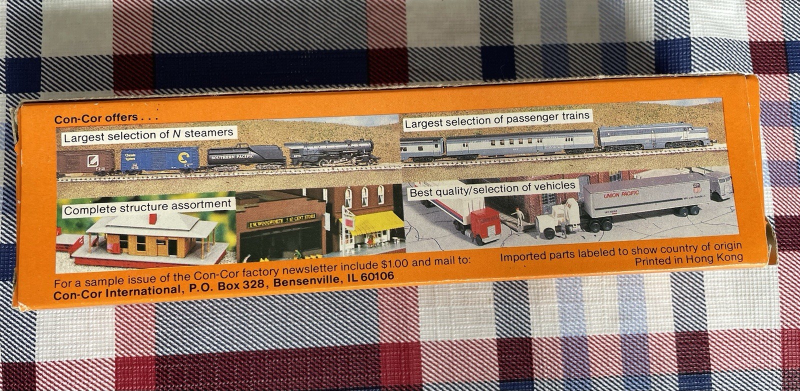 HO Con-Cor SANTA FE dome diner passenger car NOS