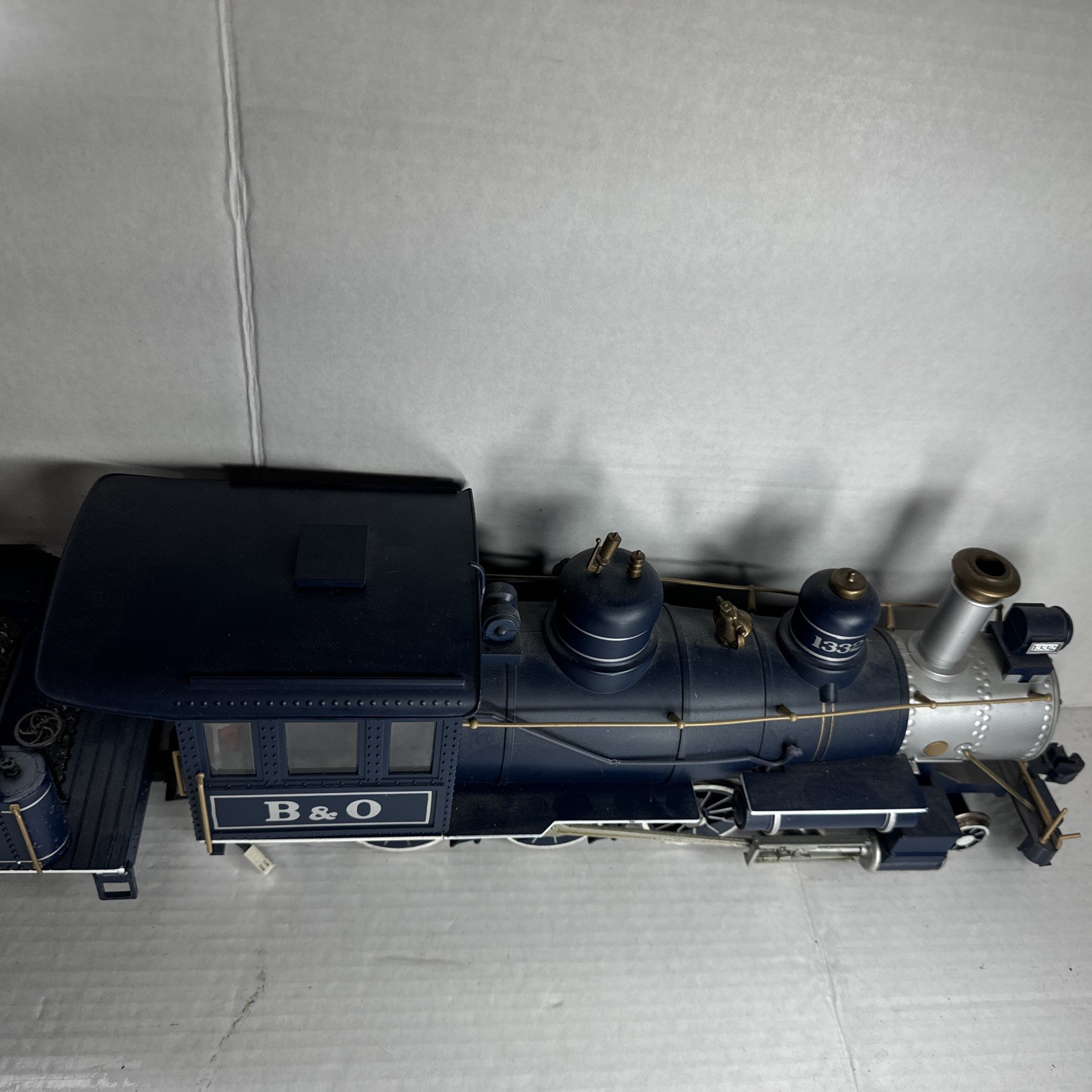 Bachmann G Scale 4-6-0 B&O Steam Locomotive, Royal Blue Engine For Train Set