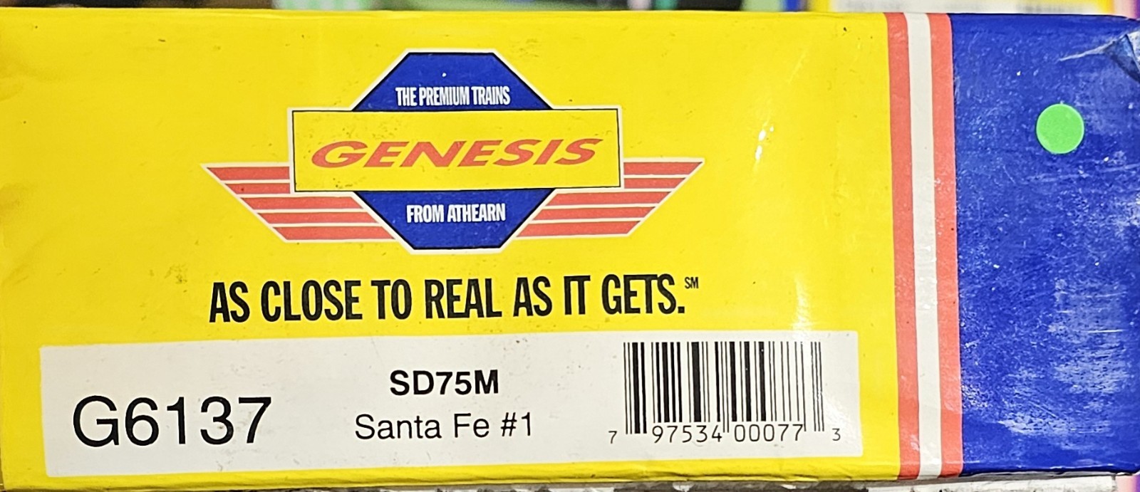 HO athearn genesis G6137 SANTA FE SD75M Rd# 226 DCC Ready
