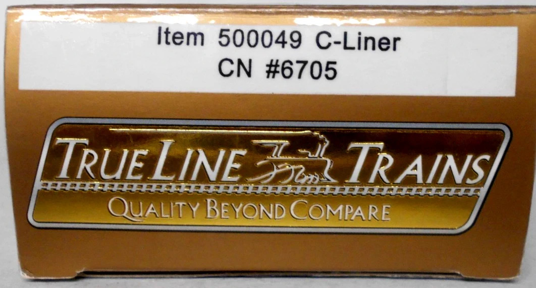 True Line 500049 HO Scale C-Liner CPA16-5 DC #6705 CANADIAN NATIONAL