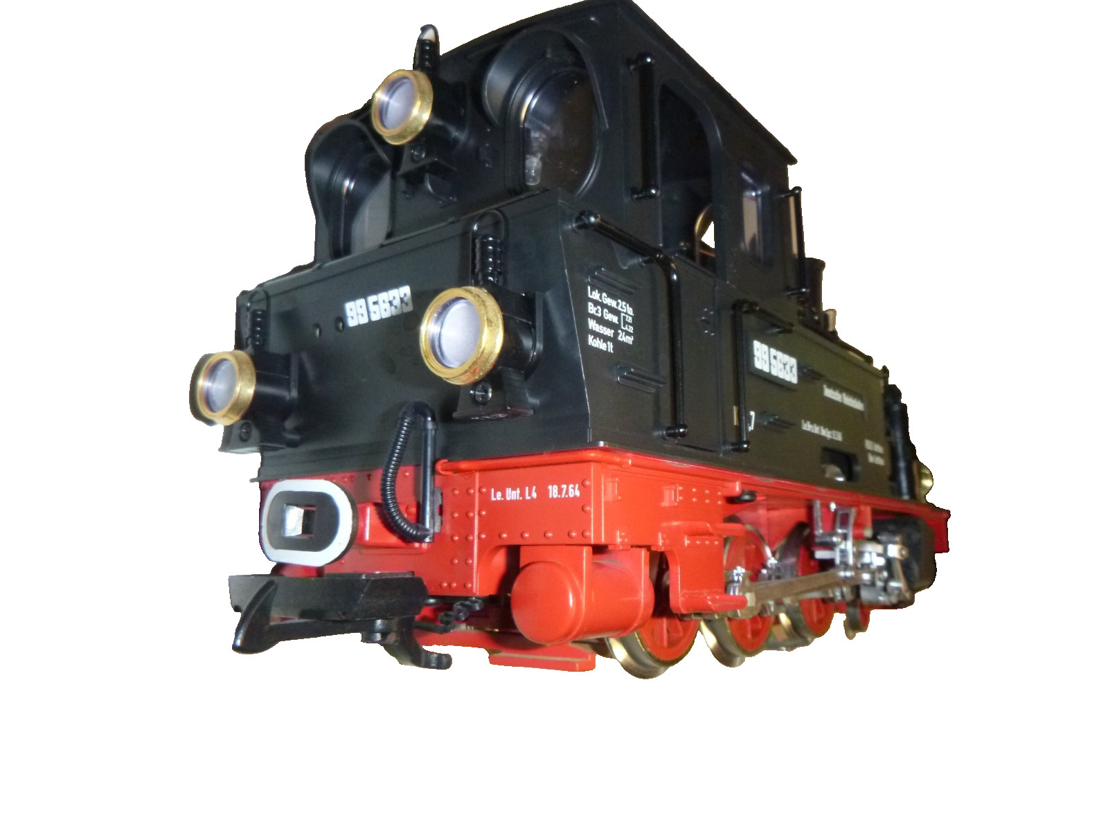 LGB Lehmann Railway Track G 2174D Steam Locomotive Tender Locomotive Spreewaldbahn DR, (art.3001)