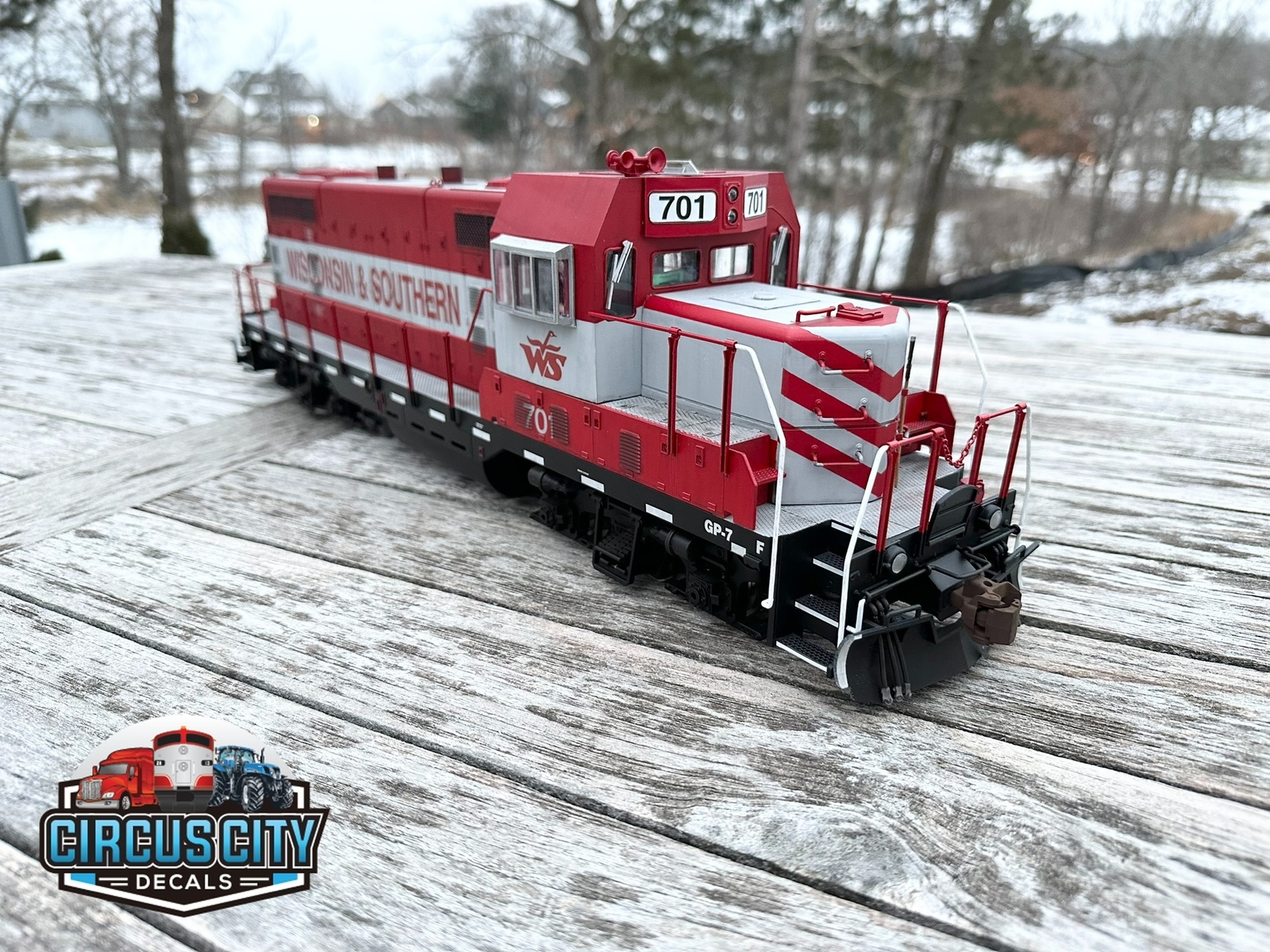 USAT GP7u Topeka Cab/Nose Conversion Kit 3d Printed G 1:29 Scale