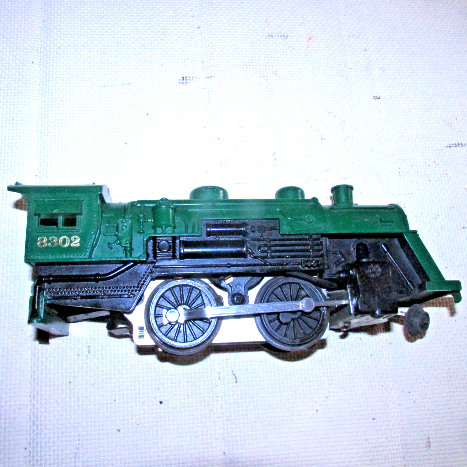 O O27 Lionel 8302 Green 2-4-0 & Southern Coal Rattle Tender Lights USA