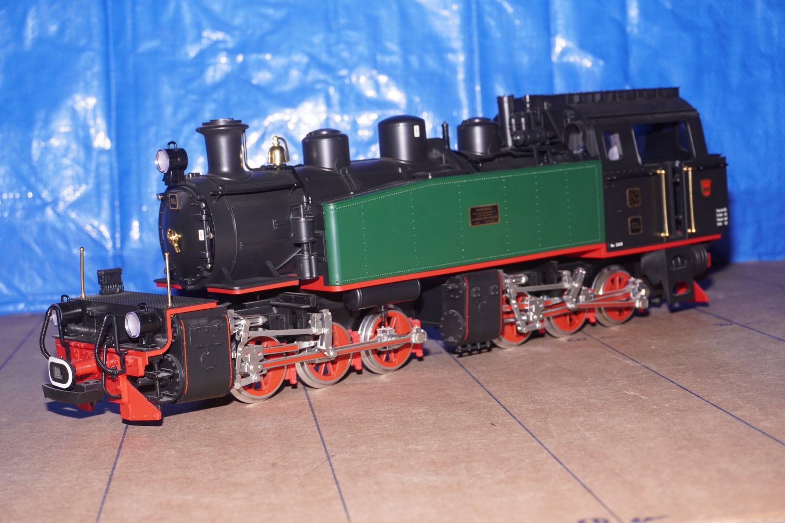 LGB Spur G 20851 Mallet Steam Locomotive Green/Black, Epoche III