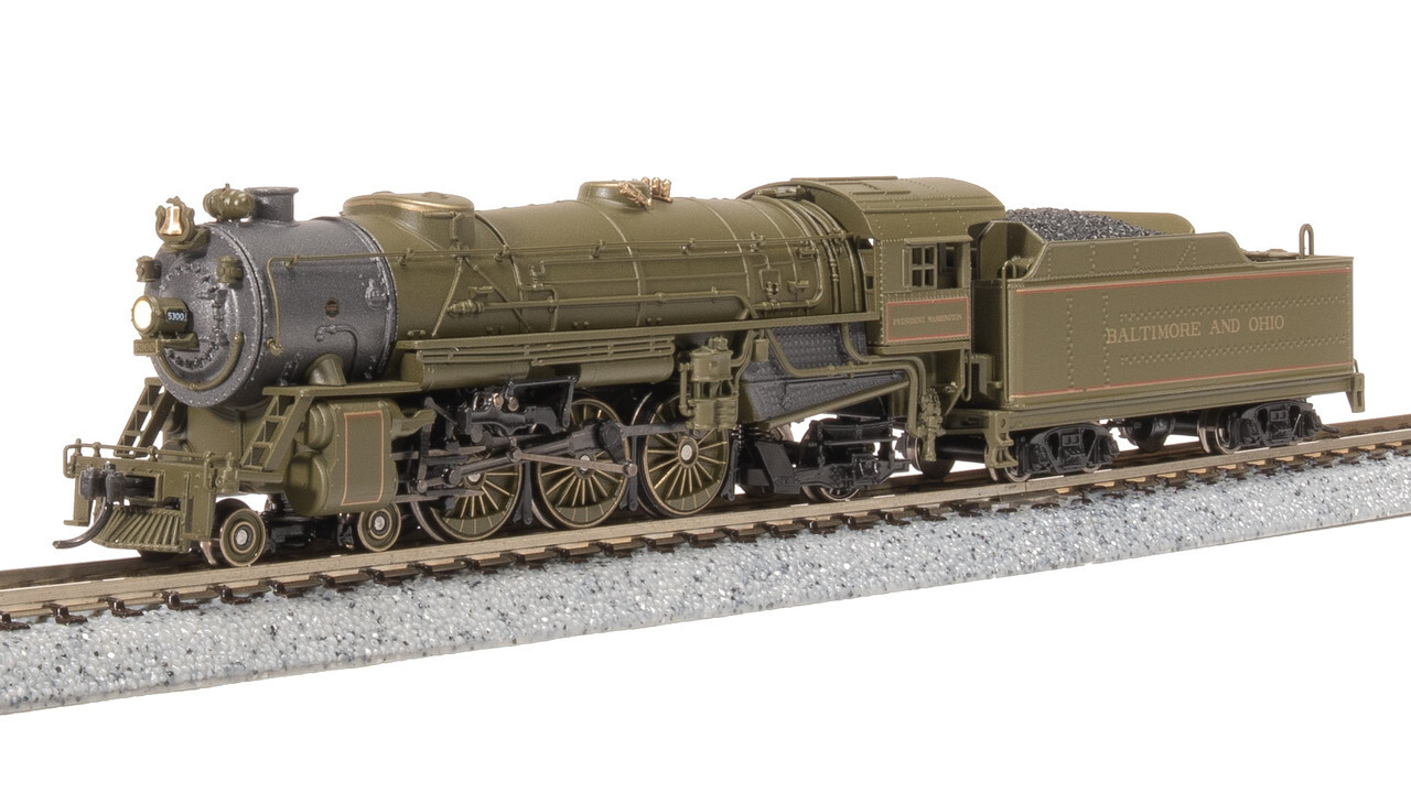Broadway Limited 7984 N Scale B&O Heavy Pacific 4-6-2 President Lincoln #5314