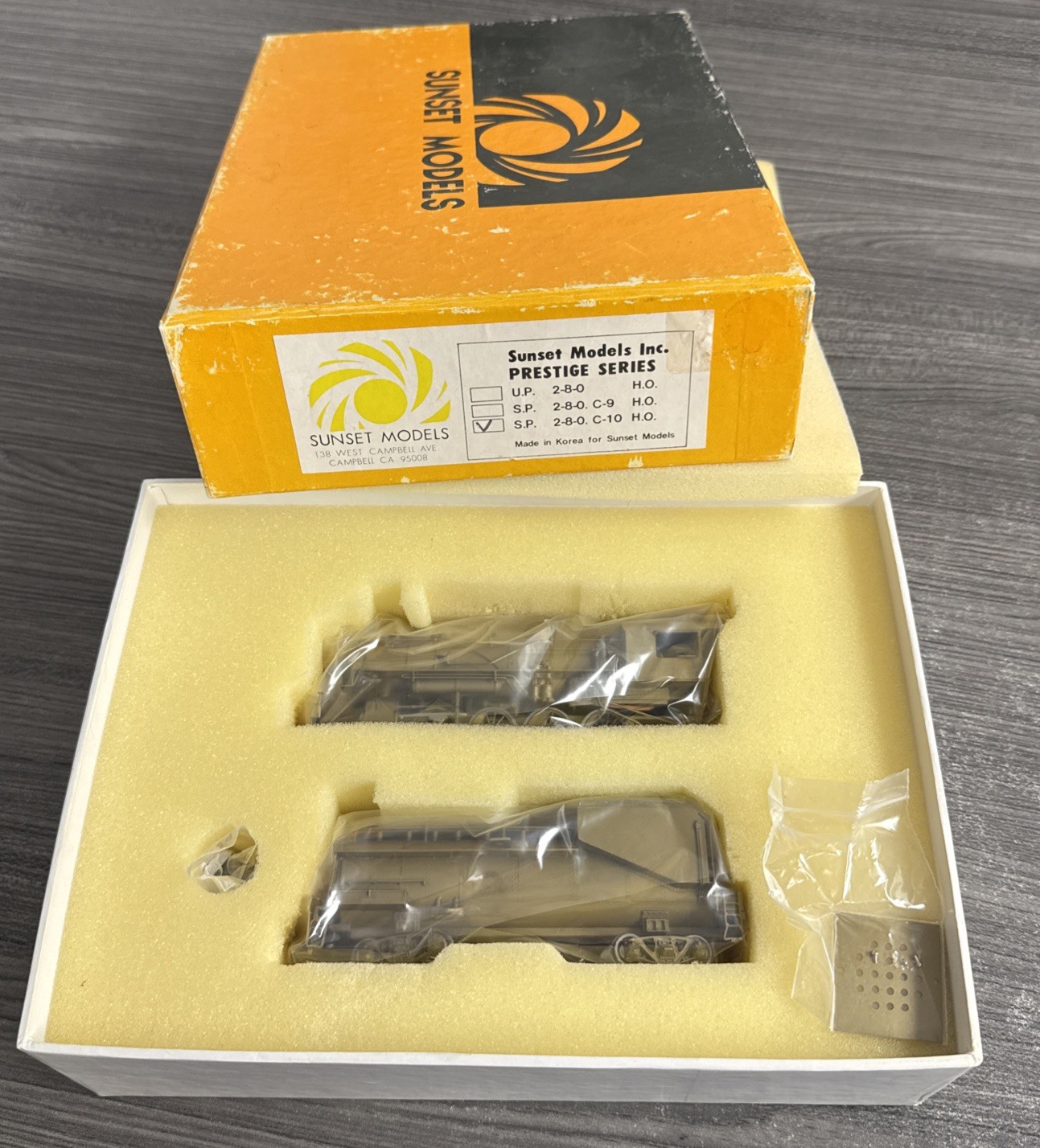Sunset Models HO Brass #HO34 Consolidation Southern Pacific 2-8-0 C-10 – LNIB!