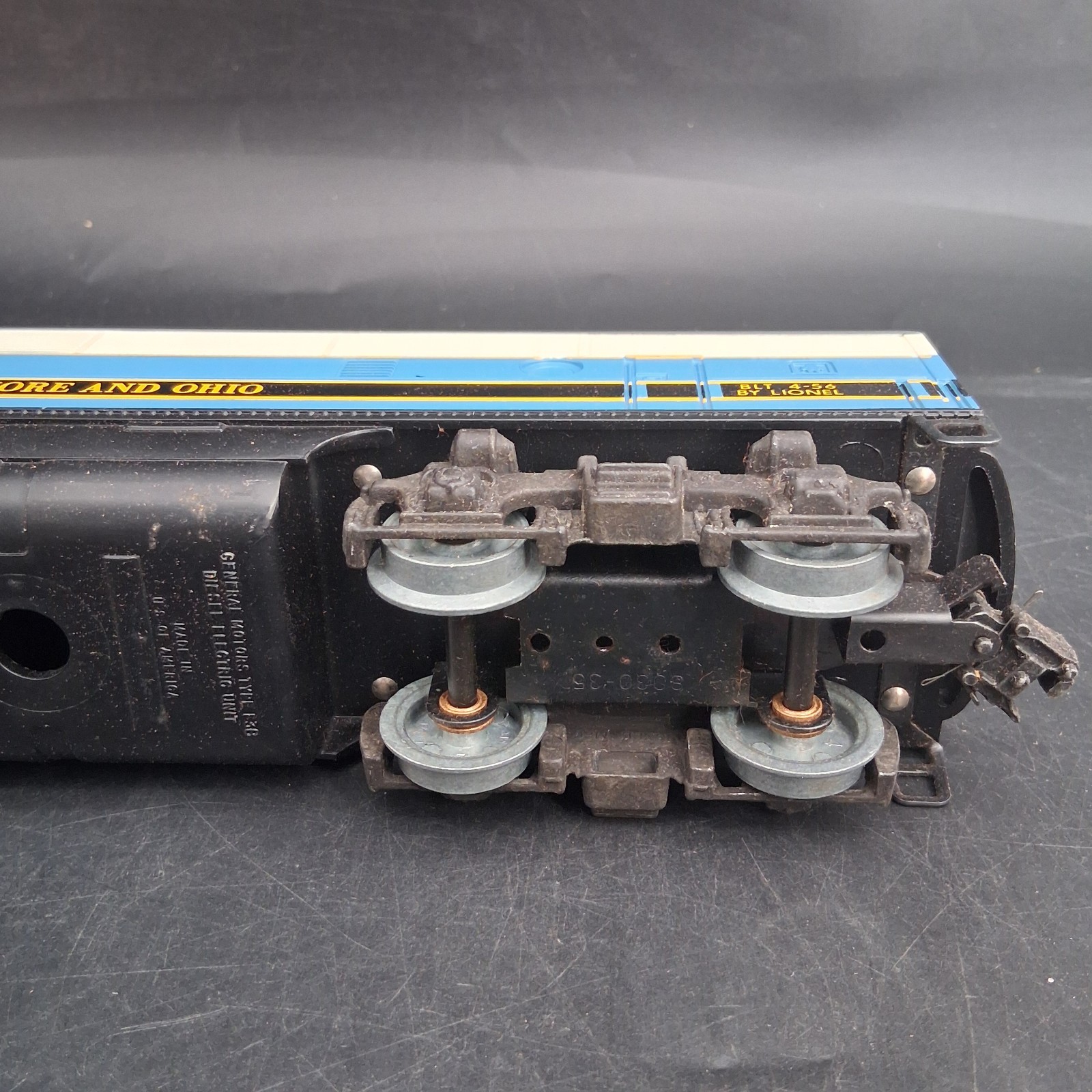 HTF Lionel 2368C B&O F3 B Unit Non Powered Postwar O Gauge Diesel Electric Unit