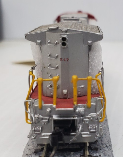 Hallmark Brass Santa Fe GE Dash 8-40 BW