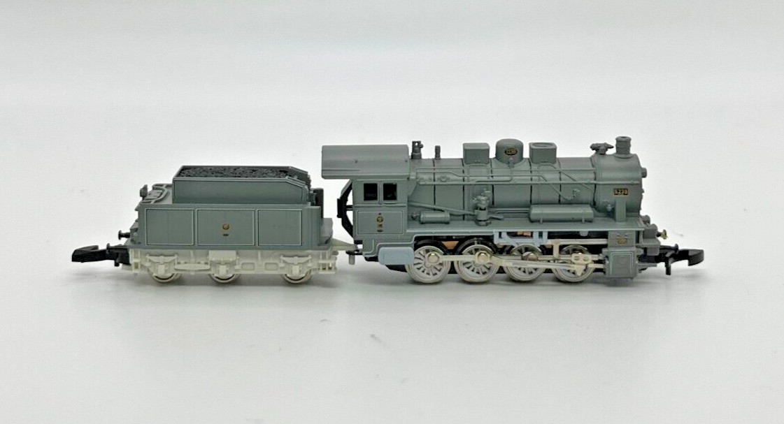 Z Scale Marklin 88981 Gray Steam Locomotive With Tender Original Box (A)