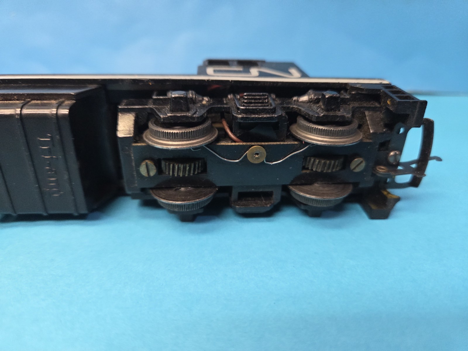 Vintage Tri-ang Canadian National Diesel Switcher Locomotive 3000 CN Black Red
