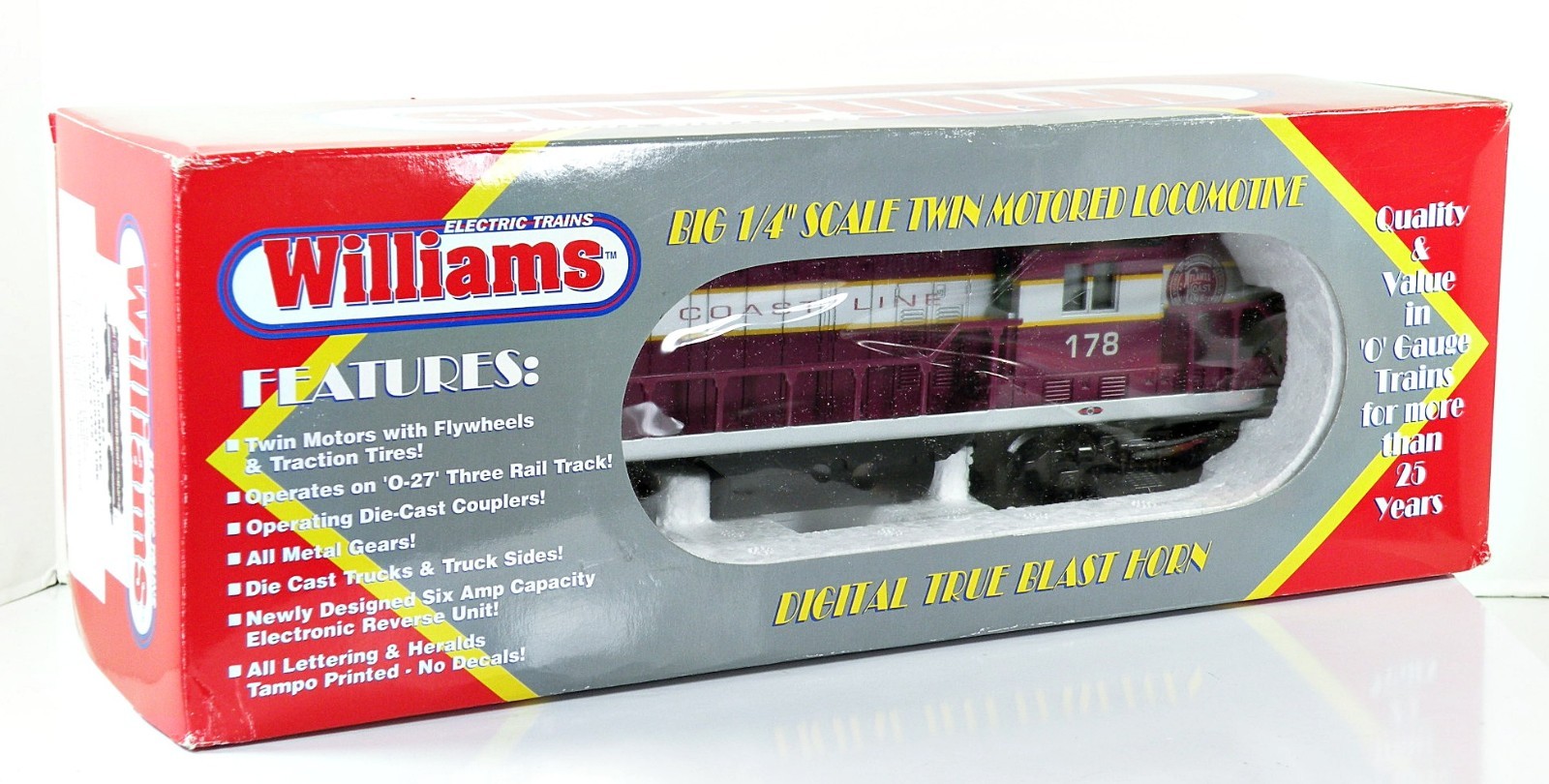 Williams GP-9-223 Atlantic Coast Line ACL GP-9 (w/True Blast II-NOT WORKING)