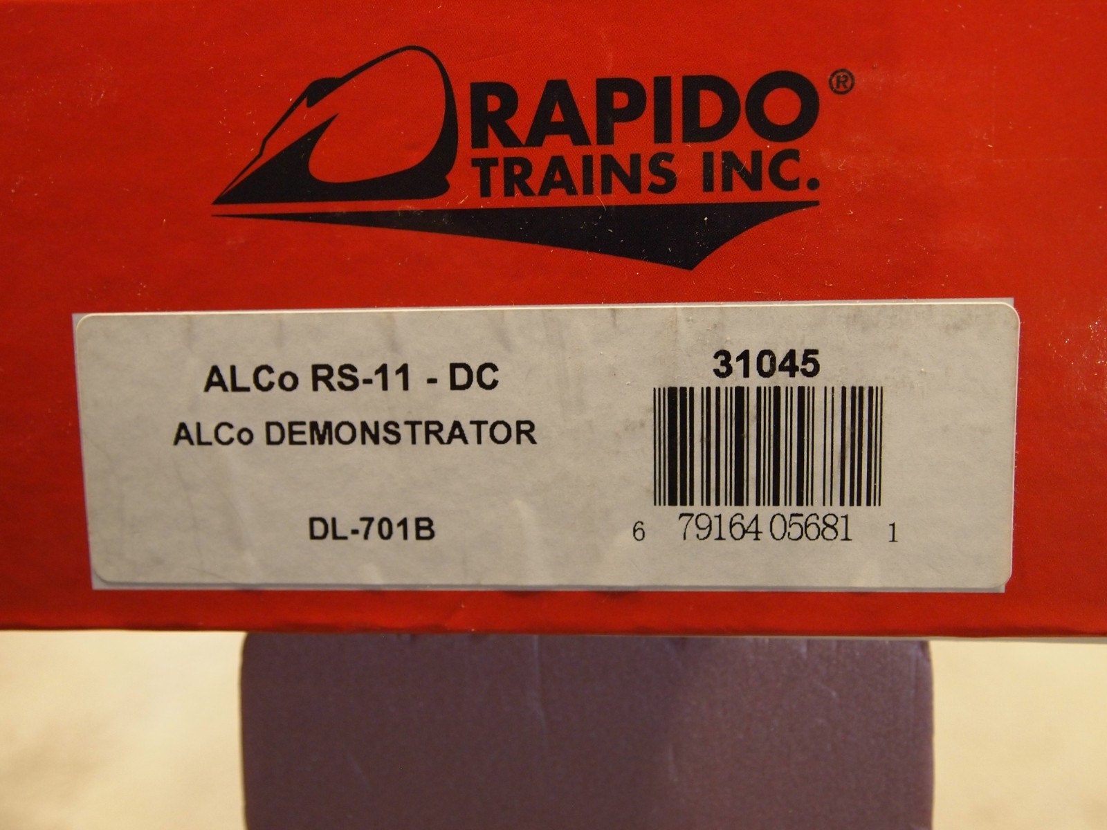 RAPIDO 31045 ALCO RS-11 / DL-701B ALCO DEMONSTRATOR ROAD No.DL-701B SILENT