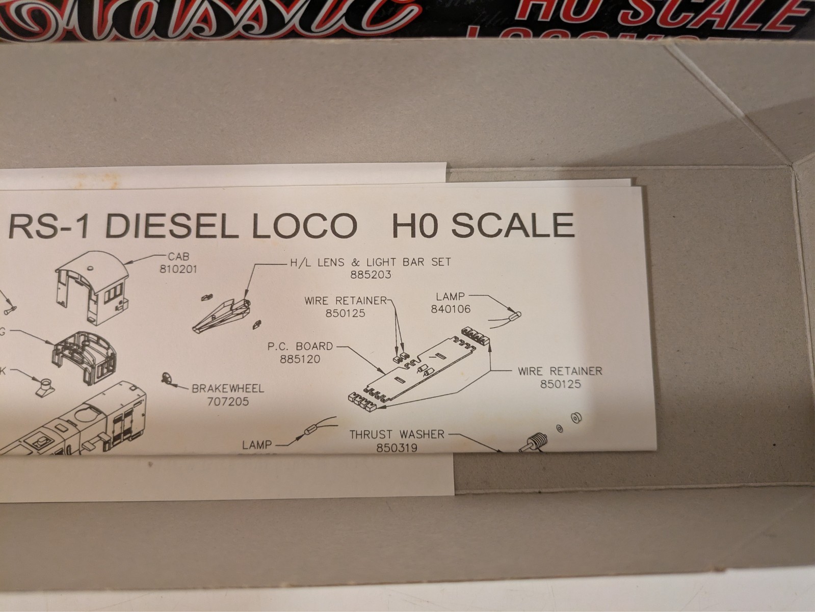 HO Alco RS-1 SI Spokane International DC NIB NOS # 8860