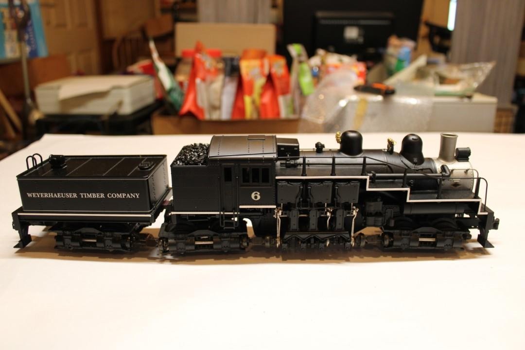 Lionel Weyerhauser Timber Company TMCC 3 Truck Shay Locomotive #6 with Sand Box